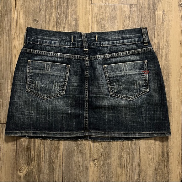❌SOLD❌ Diesel Industry Denim Mini Skirt | Vintage - Picture 2 of 4